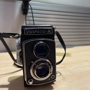 Yashica-A Classic Black TLR Camera